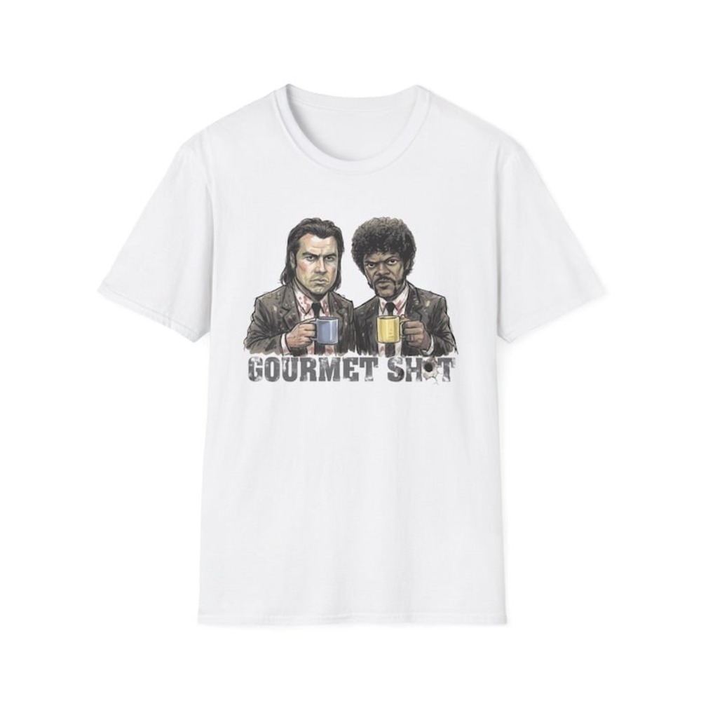 Vincent And Jules Holding Coffee T-Shirt